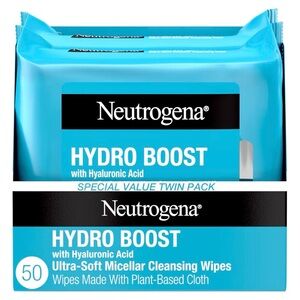 Neutrogena Hydro Boost Micellar Wipes Twin Pack